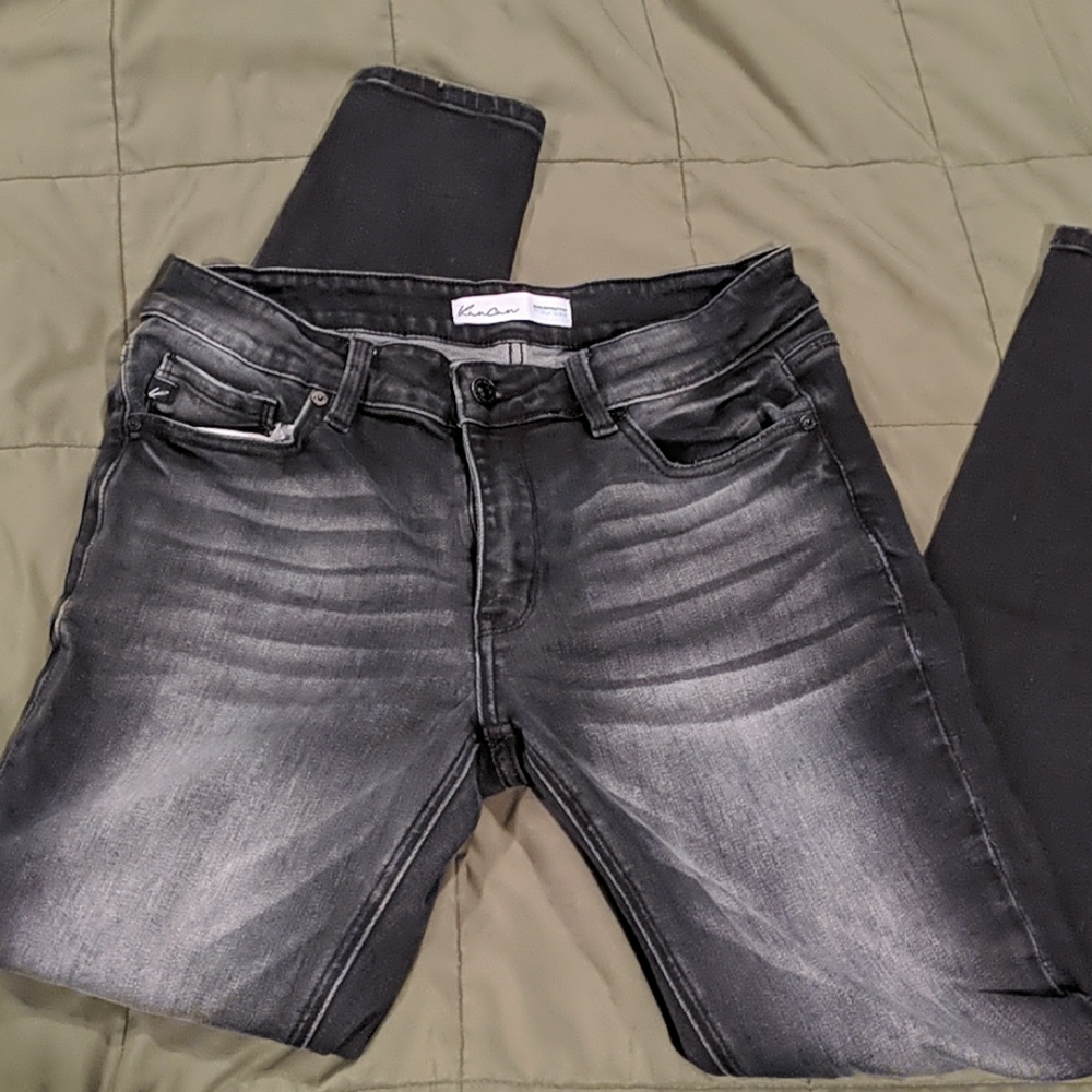 Kancan black midrise jean